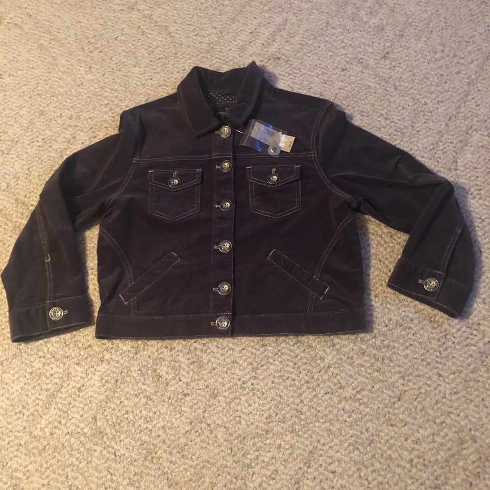 American Eagle Girls Jacket New Tags Gray Large